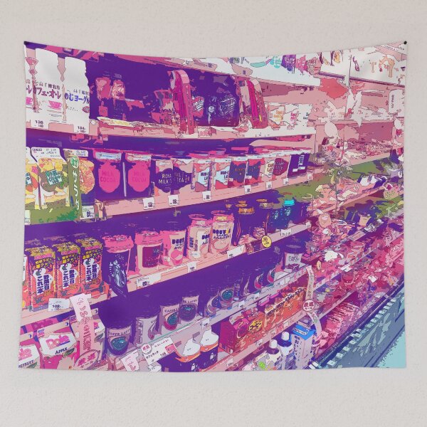 Item preview, Japanese grocery store (combini) designed and sold by MinimalAnGo.