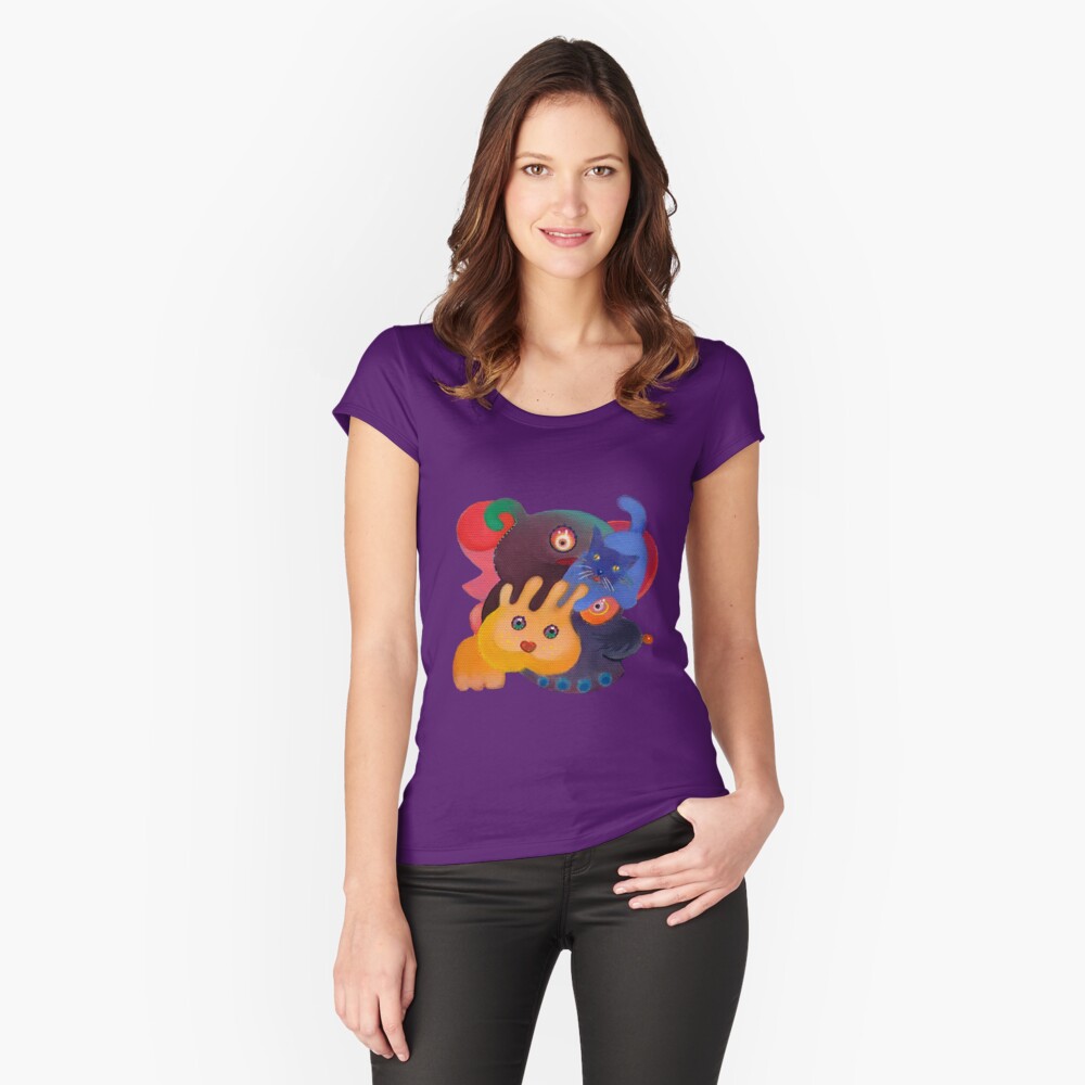 Item preview, Fitted Scoop T-Shirt designed and sold by AnnetteArt.