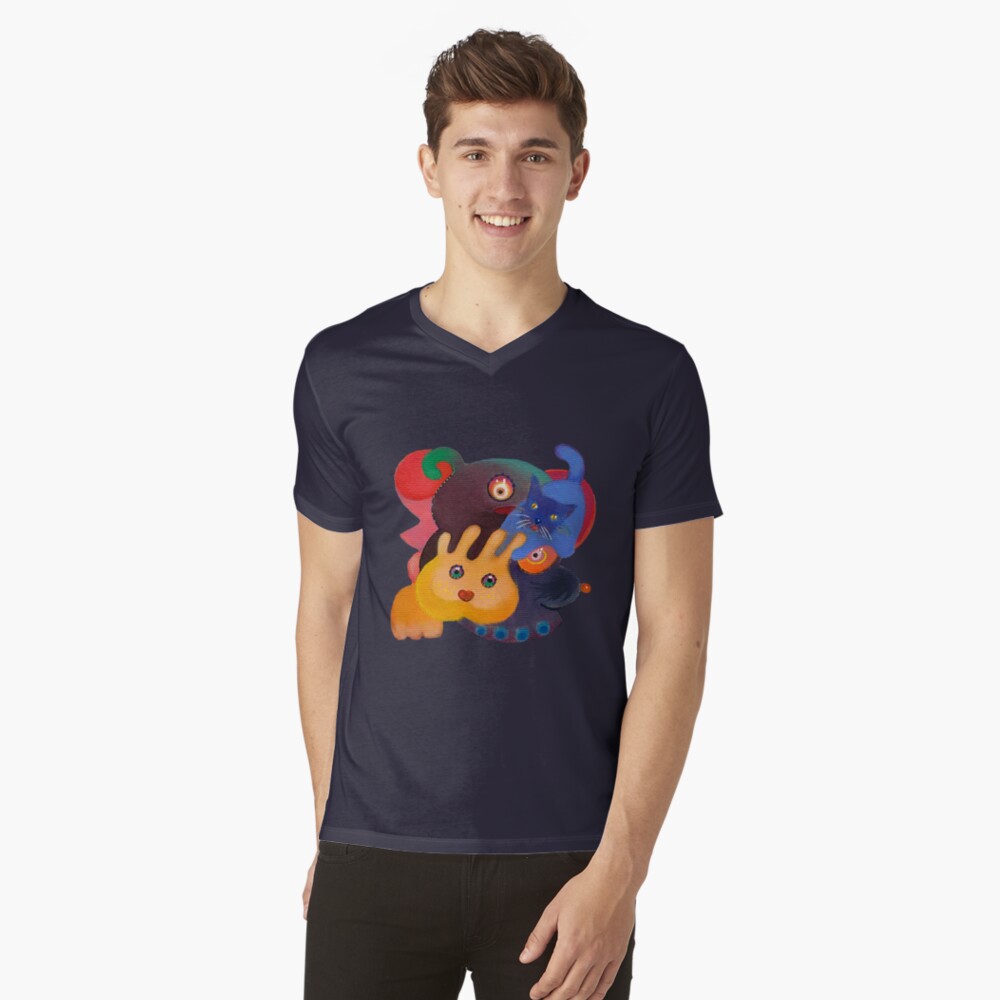 Item preview, V-Neck T-Shirt designed and sold by AnnetteArt.