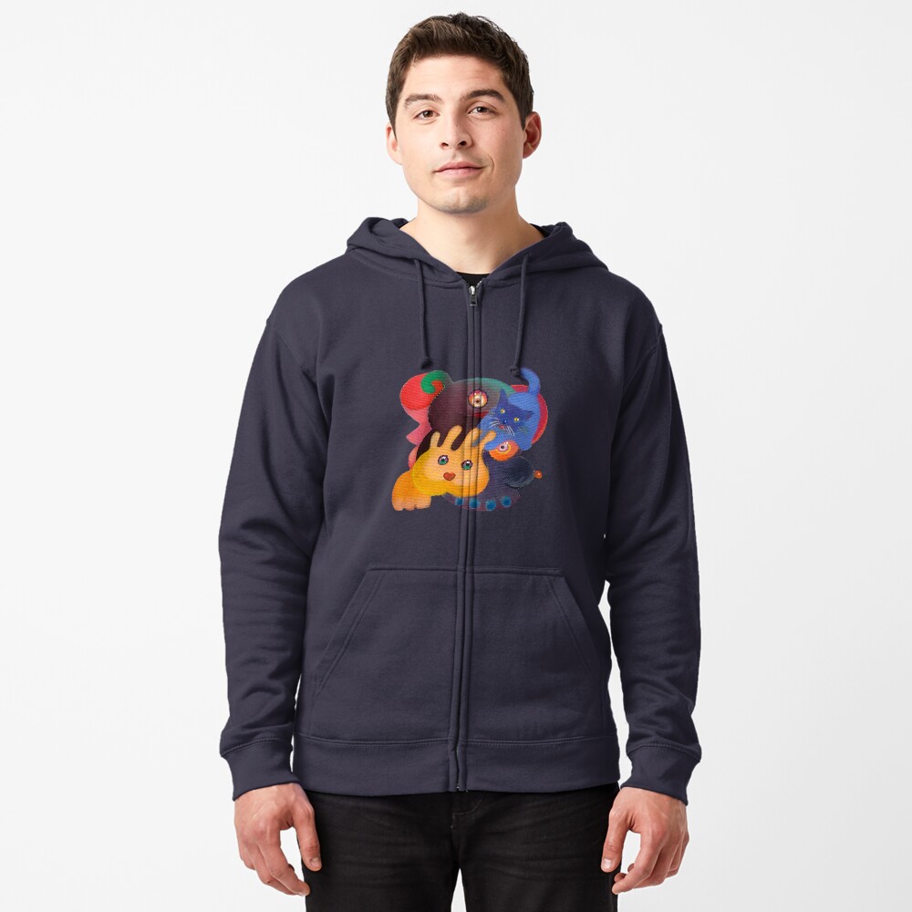 Item preview, Zipped Hoodie designed and sold by AnnetteArt.