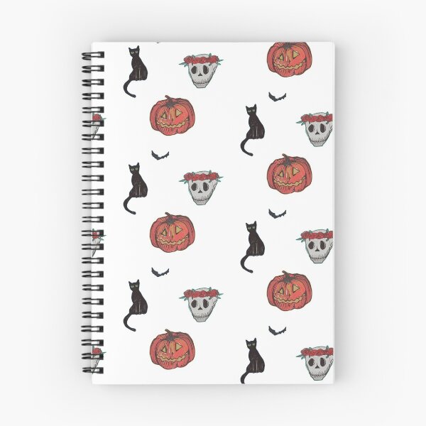 Item preview, Happy Halloween! Cat and Bat, Pumpkin and skull! designed and sold by IIIcrows.