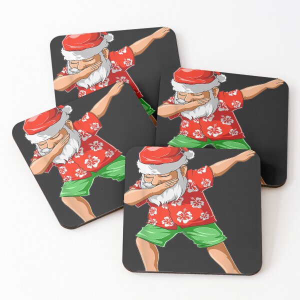 Item preview, Dabbing Santa Christmas In July Hawaiian Santa Beach designed and sold by Salakjit.