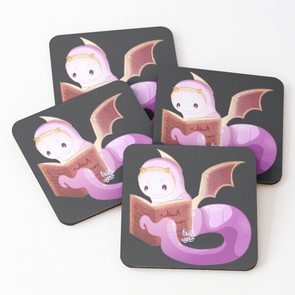Item preview, Book Wyrm Reading a Book Digital Illustration designed and sold by KaidaLynch.
