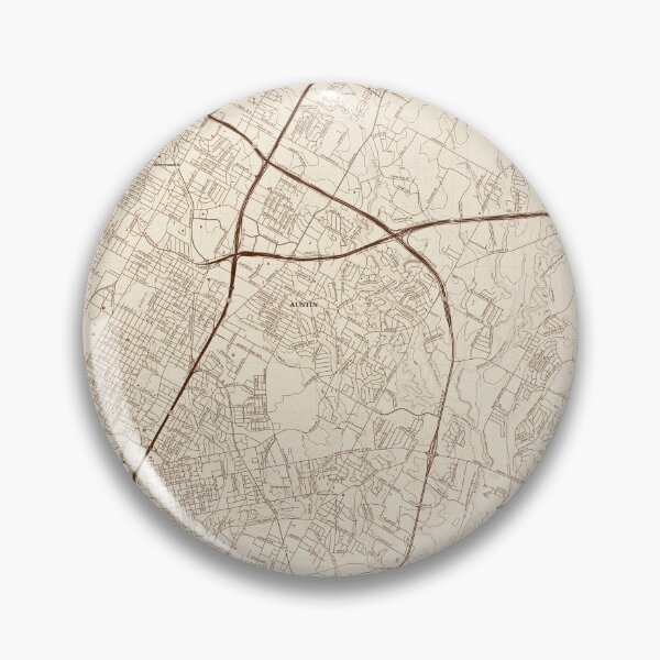 Item preview, Austin, TX - EAST Topographical Map Vintage designed and sold by PGHPhotoCo.