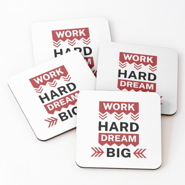 Item preview, Work Hard Dream Big. Exercise Addicts Quote. Gym Addiction. designed and sold by Trendelicious.
