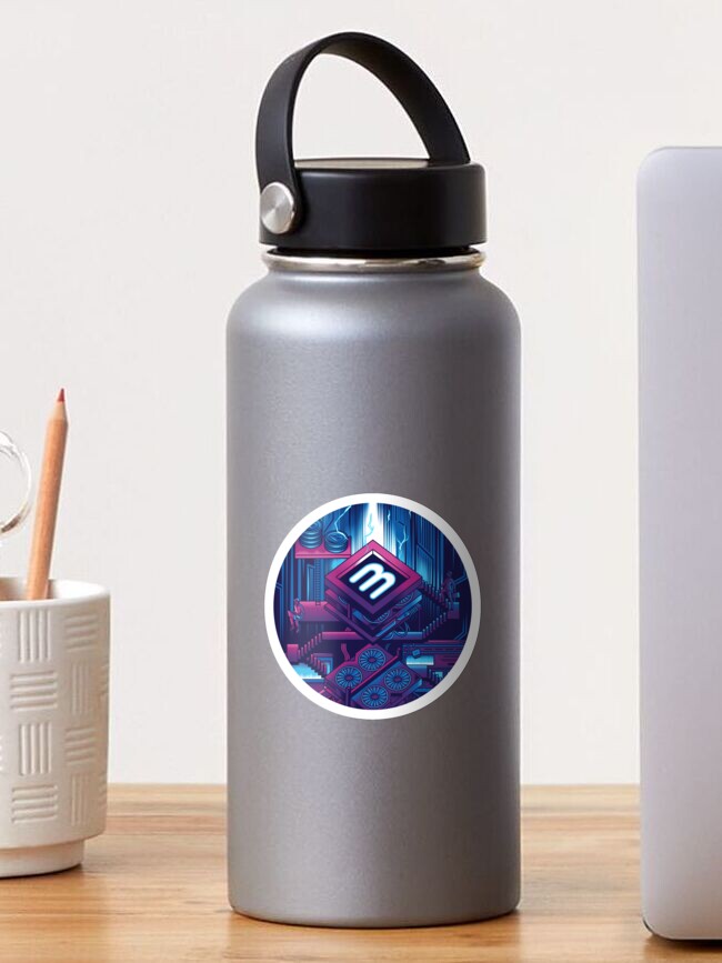 Thumbnail 1 of 3, Sticker, Crypto Mining Venture designed and sold by minerstat.
