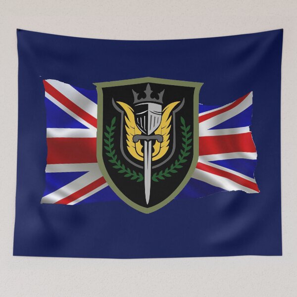 Item preview, Special Air Service SAS with flag designed and sold by THE AMERICAN TEEVANGELIST.