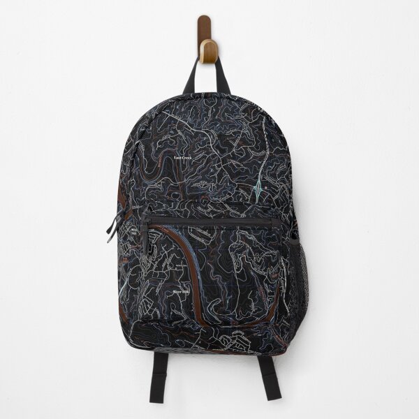 Item preview, Austin, TX - WEST Topographical Map Dark designed and sold by PGHPhotoCo.