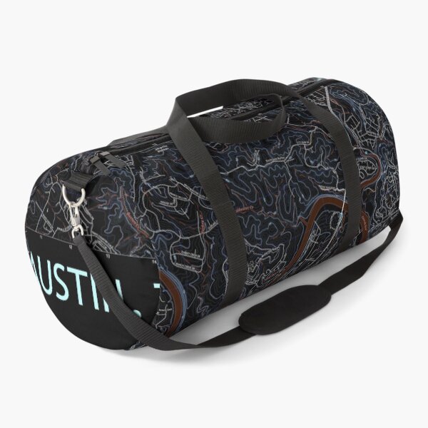 Item preview, Austin, TX - WEST Topographical Map Dark designed and sold by PGHPhotoCo.