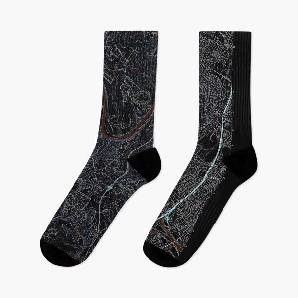 Item preview, Austin, TX - WEST Topographical Map Dark designed and sold by PGHPhotoCo.