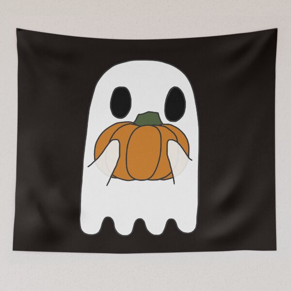 Item preview, Ghost with a Pumpkin designed and sold by CamelCorruption.