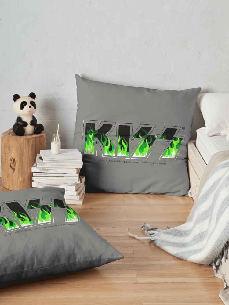 Alternate view of KISS Green Fire Floor Pillow