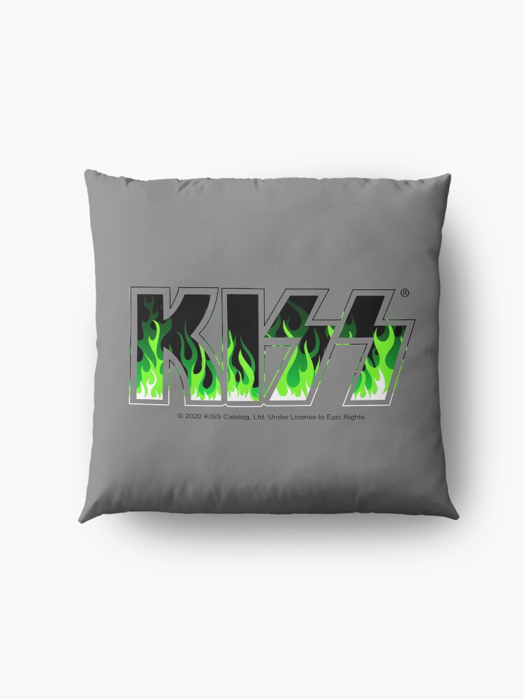 Alternate view of KISS Green Fire Floor Pillow