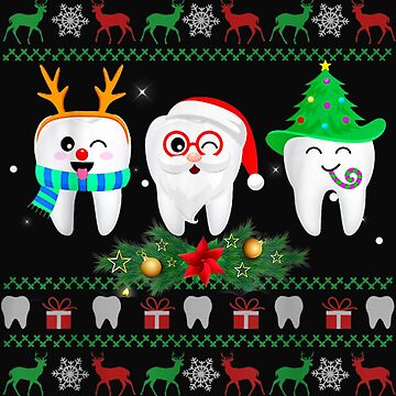 Dental fashion ugly christmas sweater