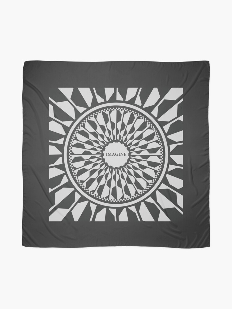 Alternate view of Strawberry fields (Memorial) - Square Scarf