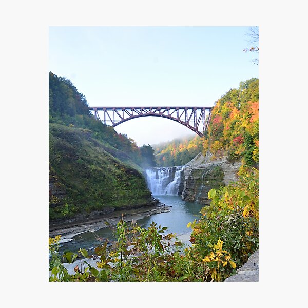 Item preview, Letchworth State Park - Upper Falls designed and sold by momentintime97.