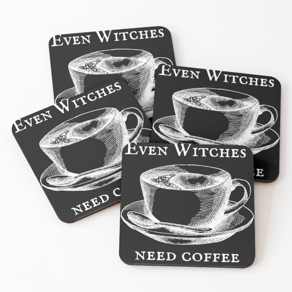 Item preview, Even Witches Need Coffee designed and sold by swhmedia.