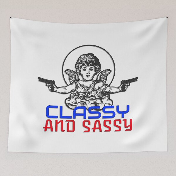 Item preview, Classy and Sassy Gun Slinger designed and sold by WLHmedia.com .
