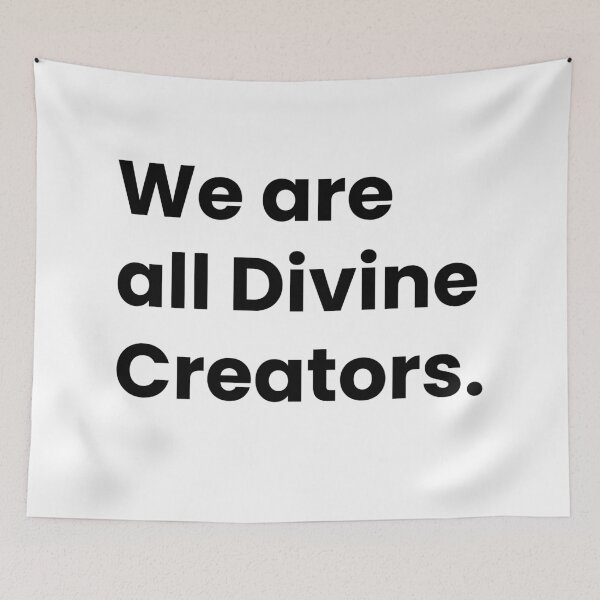 Item preview, We are all divine creators. designed and sold by namaste-you.