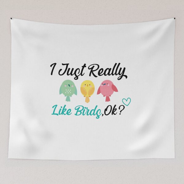 Item preview, I Just Really Like Birds designed and sold by All in One  Design.
