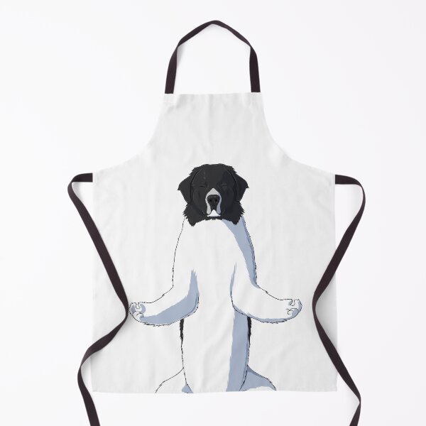 Item preview, Meditating Yoga Landseer Dog designed and sold by alwe-designs.
