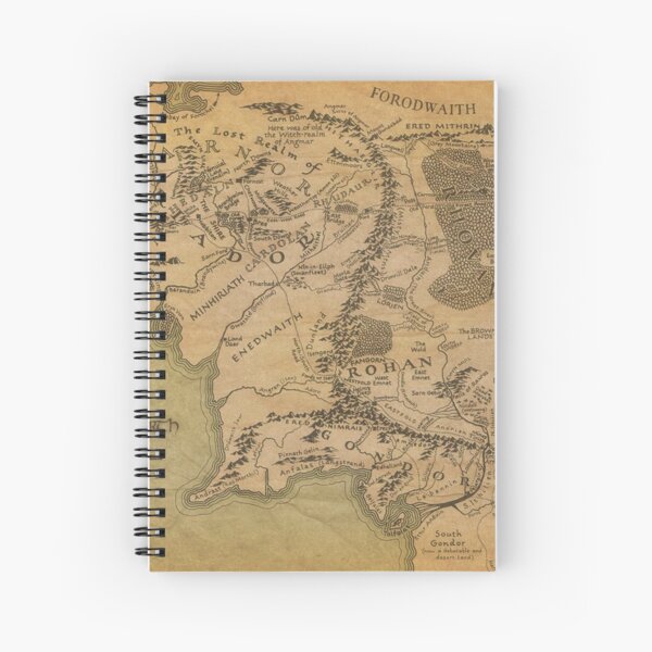 Map Spiral Notebook