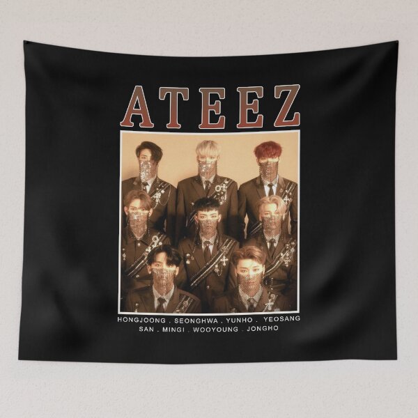 Item preview, ATEEZ Vintage Retro Band Style 90s Wonderland  designed and sold by SugarSaint.