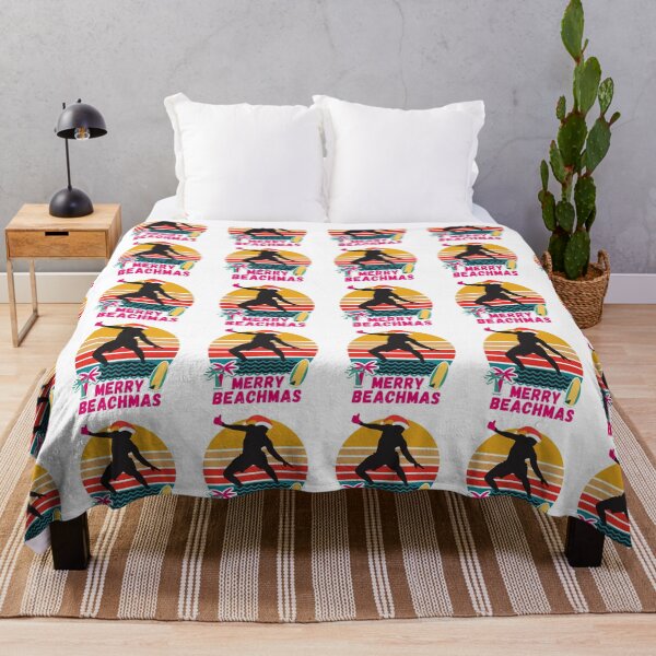 Item preview, Merry Beachmas Surfing | Merry Christmas Surfers in Australia, Hawaii, Mexico, New Zealand and Everywhere in the World with Christmas in the Summer designed and sold by InkItStudio.