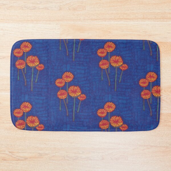 Item preview, Mushrooms on a Blue Background designed and sold by JaySnellingArt.