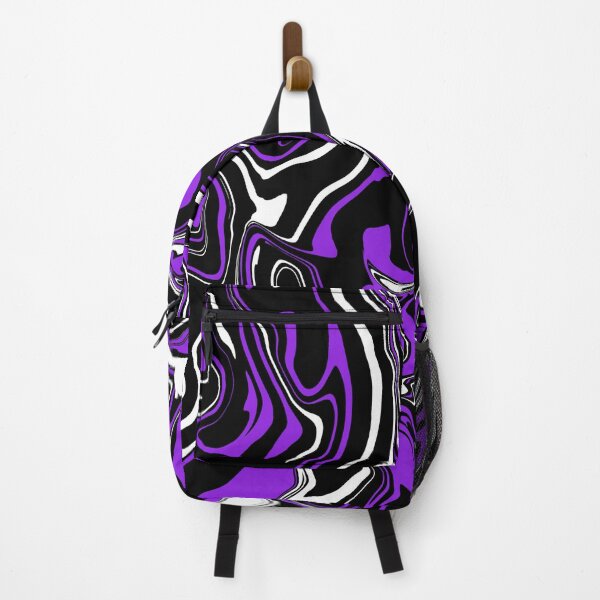 Item preview, Purple, Black and White Oil Slick designed and sold by WildNClassyFun.