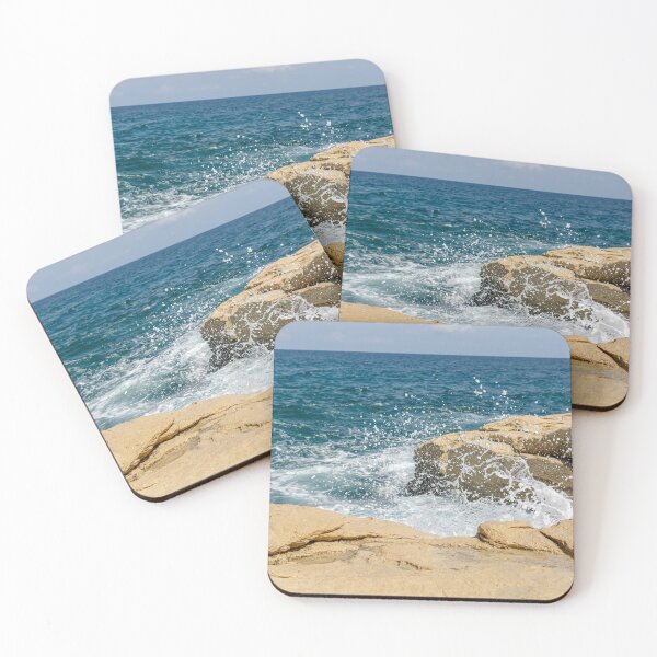 Item preview, Wave breaks on rocks of the Sliema coast designed and sold by lena-maximova.