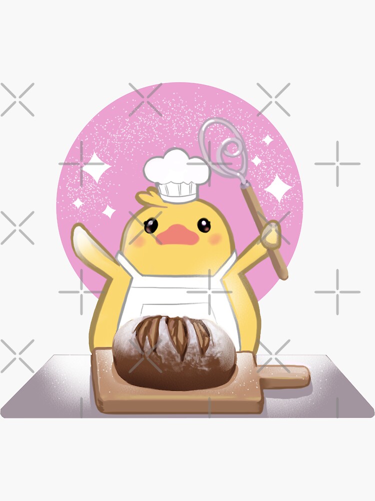 Thumbnail 3 of 3, Sticker, Baker Birdblob Sticker designed and sold by Sabtastic.