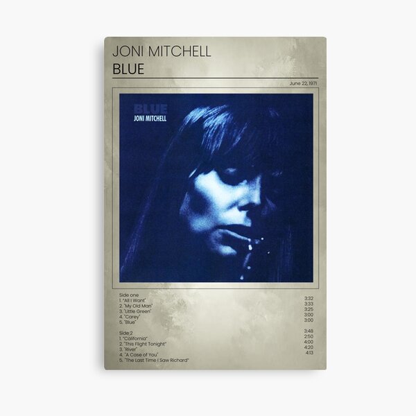 Joni Mitchell Blue Canvas Print