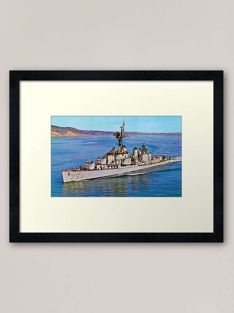 Alternate view of USS LOFBERG (DD-759) SHIP'S STORE Framed Art Print
