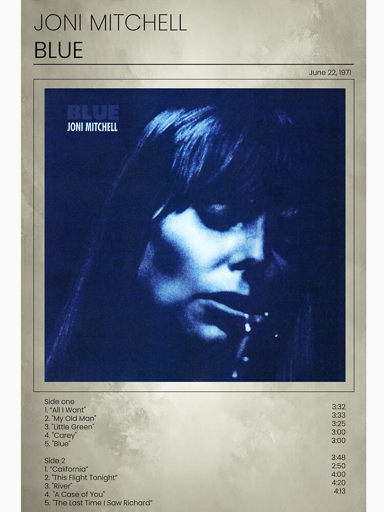 joni mitchell blue shirt