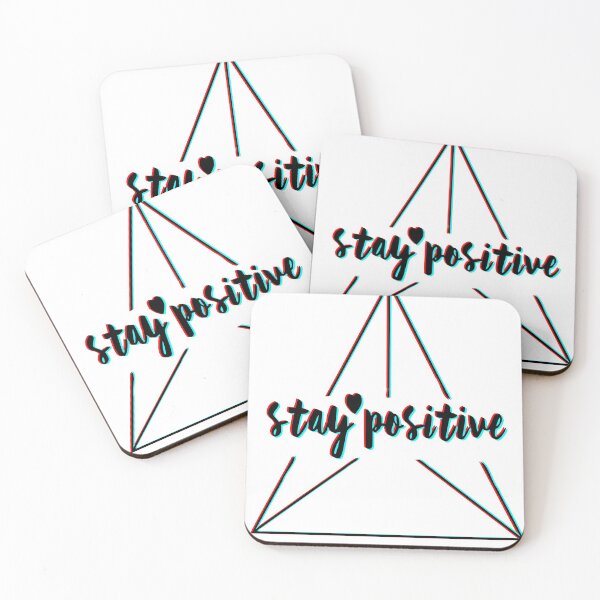 Item preview, stay positive designed and sold by designMarks.