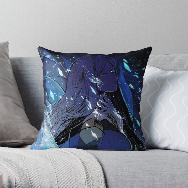 Nat19: The Crystal Queen Throw Pillow