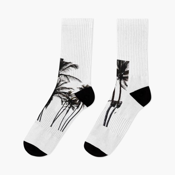 Item preview, Black and white palm tree silhouette designed and sold by Madalina-Ivg.