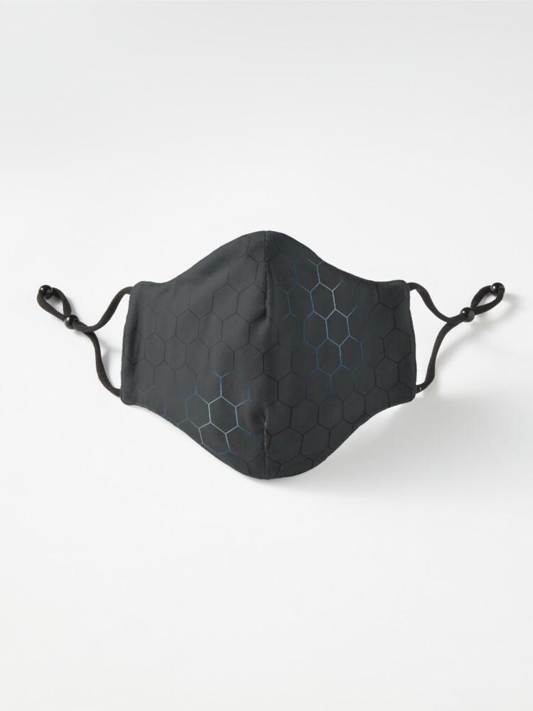 Alternate view of Futuristic honeycomb  Mask
