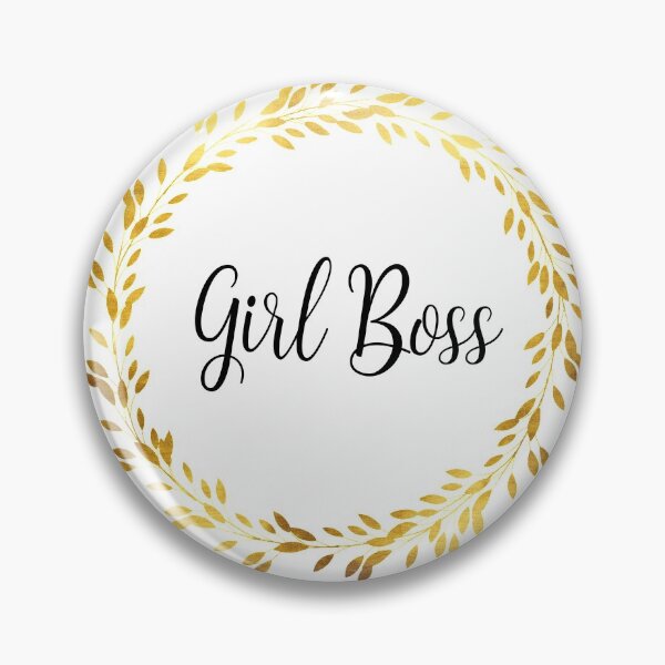Item preview, Elegant Girl Boss Design with Gold Wreath designed and sold by BlushPearls.