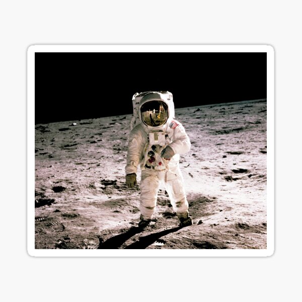 Aperçu de l'œuvre BUZZ ALDRIN MARCHE SUR LA LUNE créée et vendue par w1ckerman.