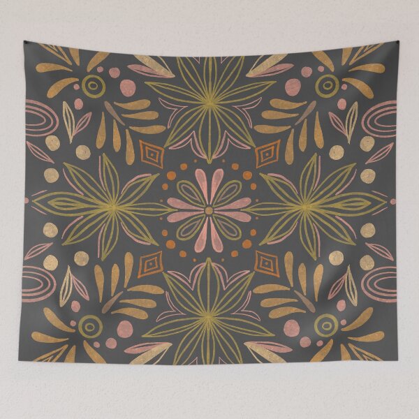 Item preview, Bohemian Floral Pattern  designed and sold by allexieee.