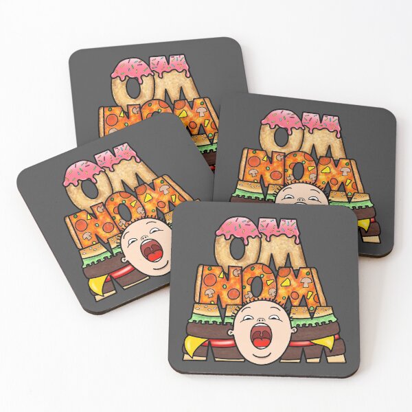 Item preview, Om Nom Nom | Junk Food Eater designed and sold by theBlueKazoo.