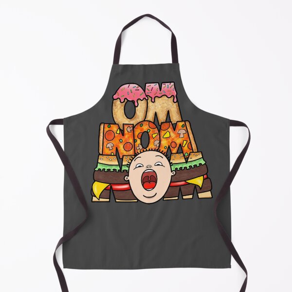 Item preview, Om Nom Nom | Junk Food Eater designed and sold by theBlueKazoo.