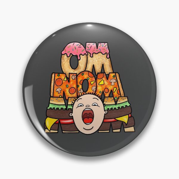 Item preview, Om Nom Nom | Junk Food Eater designed and sold by theBlueKazoo.