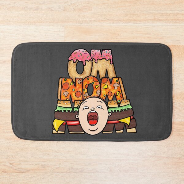 Item preview, Om Nom Nom | Junk Food Eater designed and sold by theBlueKazoo.