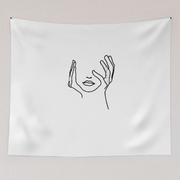 Item preview, Abstract face (minimalist face art)  designed and sold by Slangt-shirt.