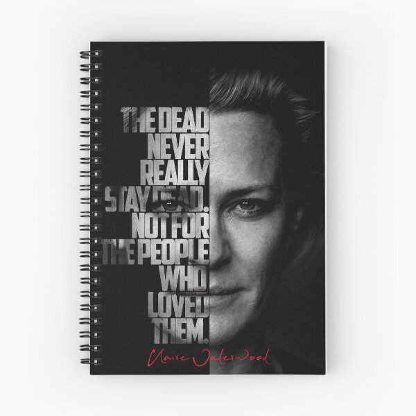 Item preview, Black and white Claire Underwood House of Cards quote. designed and sold by Enea Kelo.