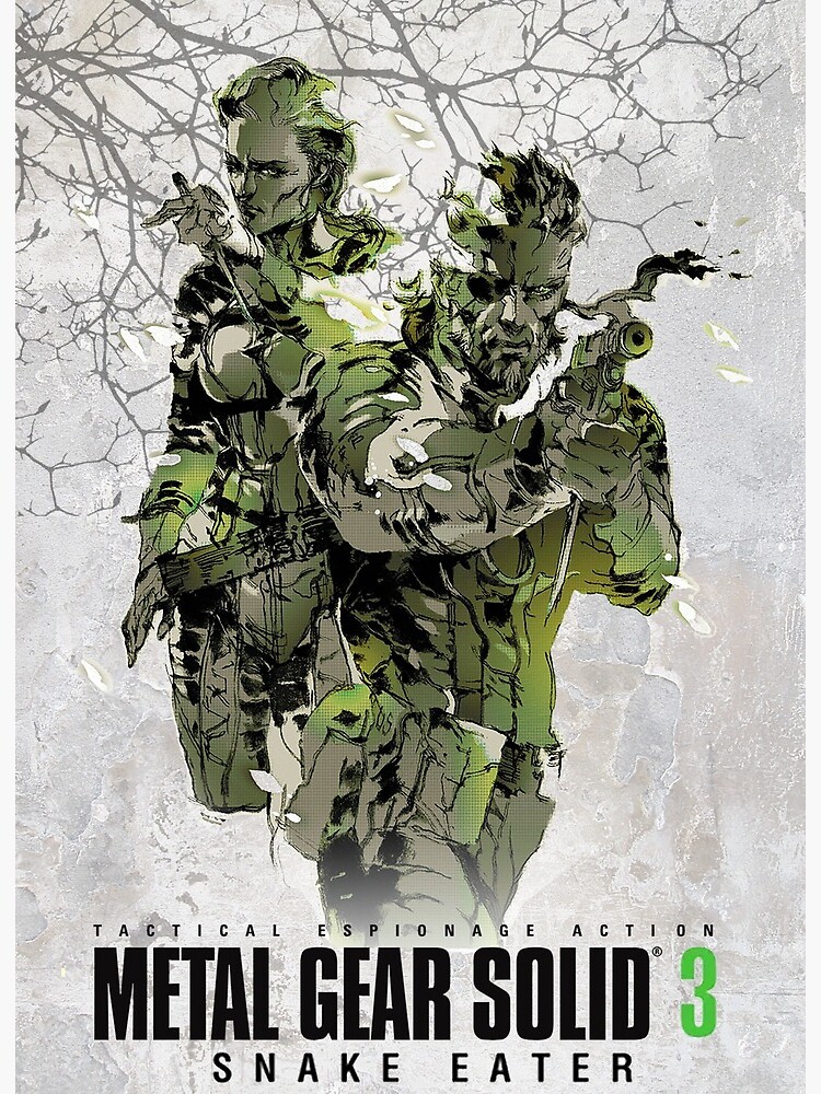 Metal Gear Solid 3 poster Art Board Print for Sale by PFCpatrickC