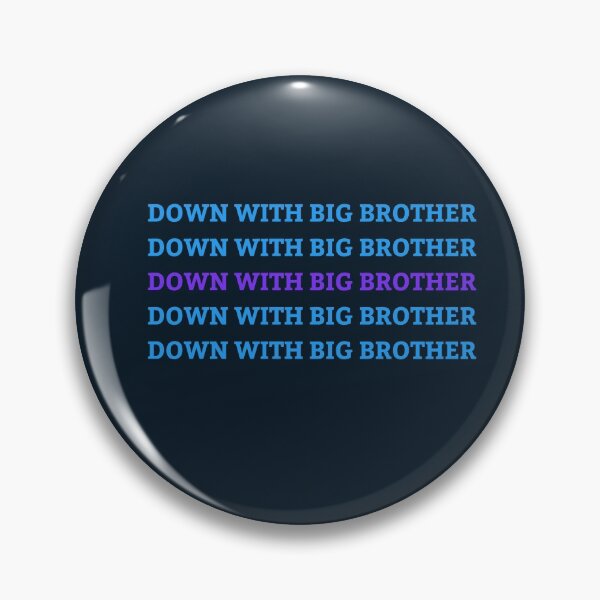 Item preview, Down With Big Brother Classic T-Shirt designed and sold by Swooncake Press.